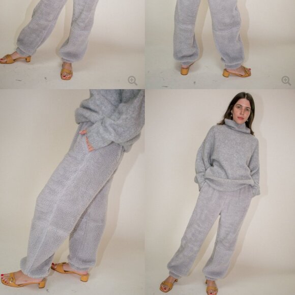 No.6 Store George Sherpa Sweatpant in Tan - XS/S - Picture 13 of 13